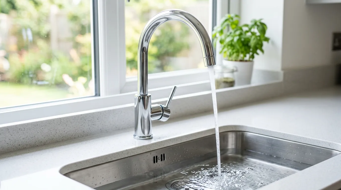 Local Plumbing Master Pros same day plumber fixing a faucet in Lyons, KS